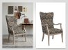 Cutout of upholstered armchair with removed background for professional e-commerce image
