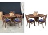 Eliminación de fondo para mesa de comedor con sillas, preparada para catálogo y tienda online