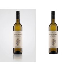 Professional glass bottle cutout with removed background for online catalog