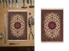 Carpet background removal before and after in workshop table setting with precise cut out