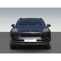 Front image of a black luxury car for AI background removal with manual review.