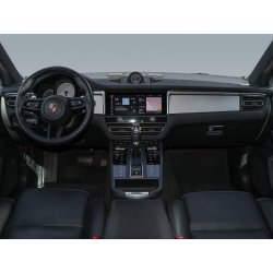 Dashboard of a premium vehicle for professional car interior retouching.